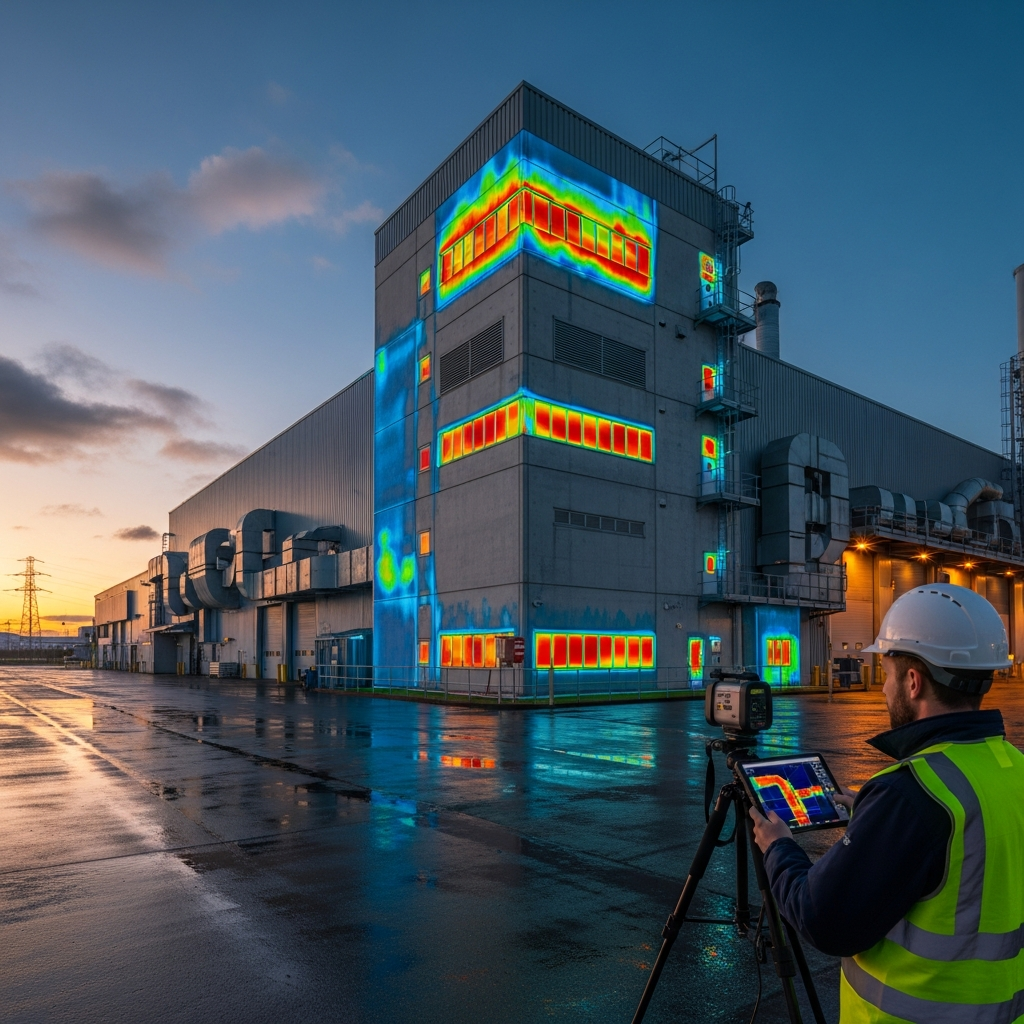 Detaillierte Energieeffizienz-Bewertung mit thermografischer Analyse